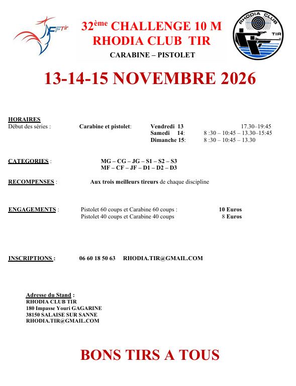 32eme CHALLENGE 10 M  RHODIA CLUB