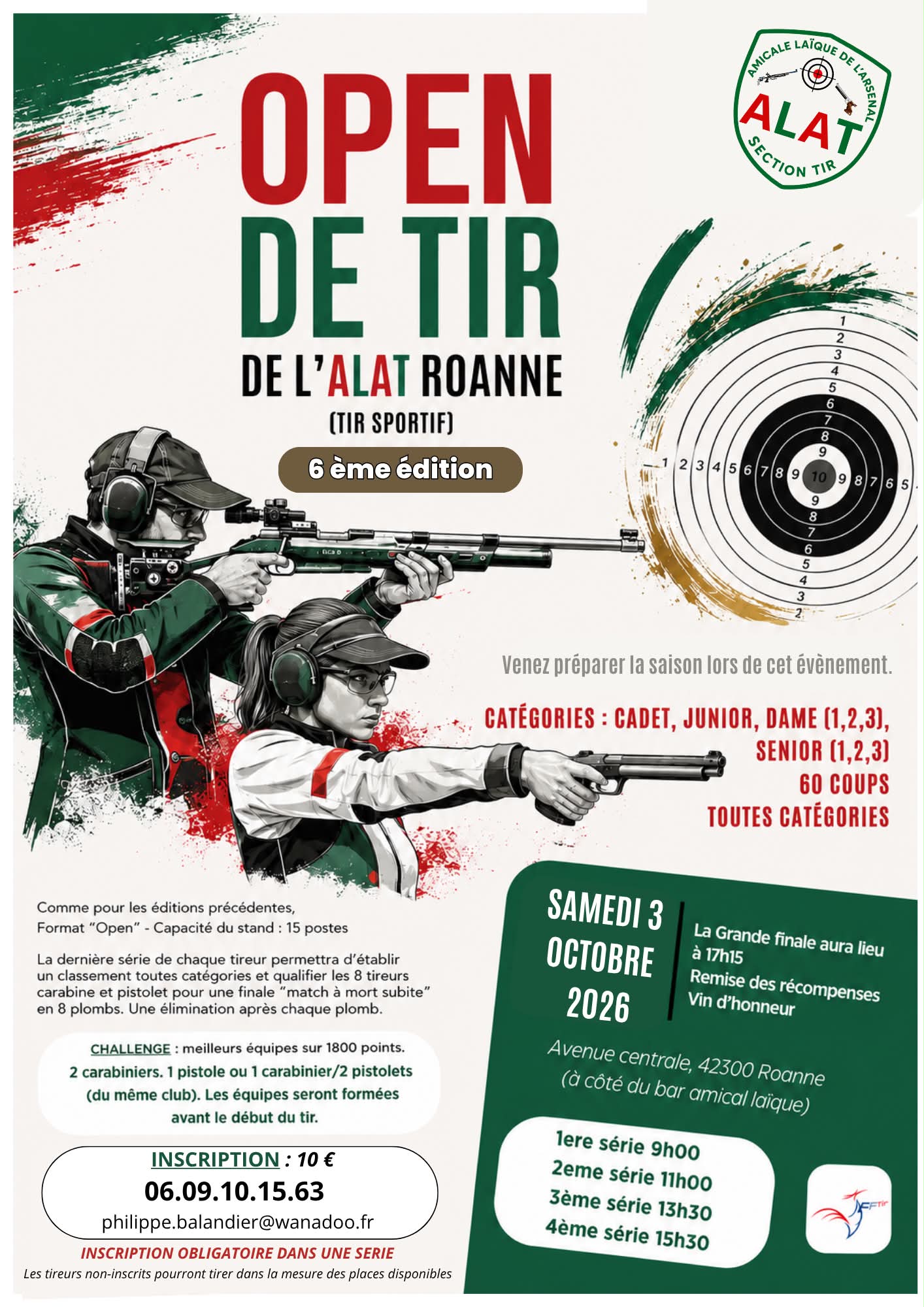 Open de tir ALAT Roanne 2026