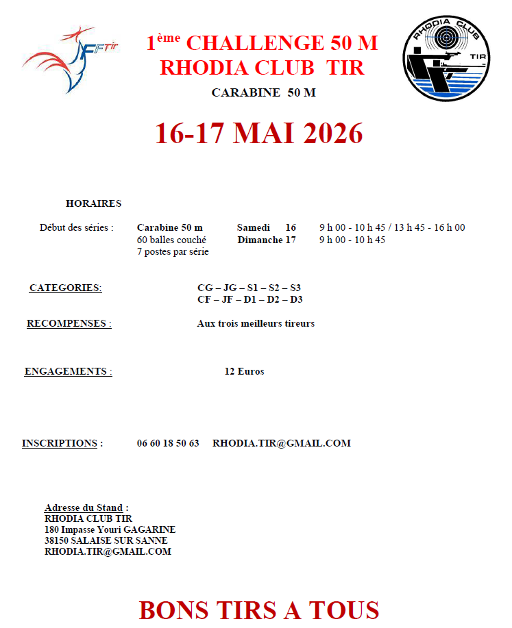 cncours tir rhodia club 50m 2026